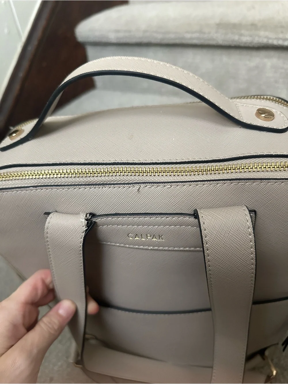 Calpak Kaya Laptop Backpack - Stone